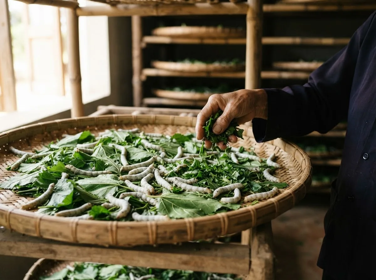 Ảnh minh họa: Chuẩn bị nhà nuôi tằm quy mô nhỏ