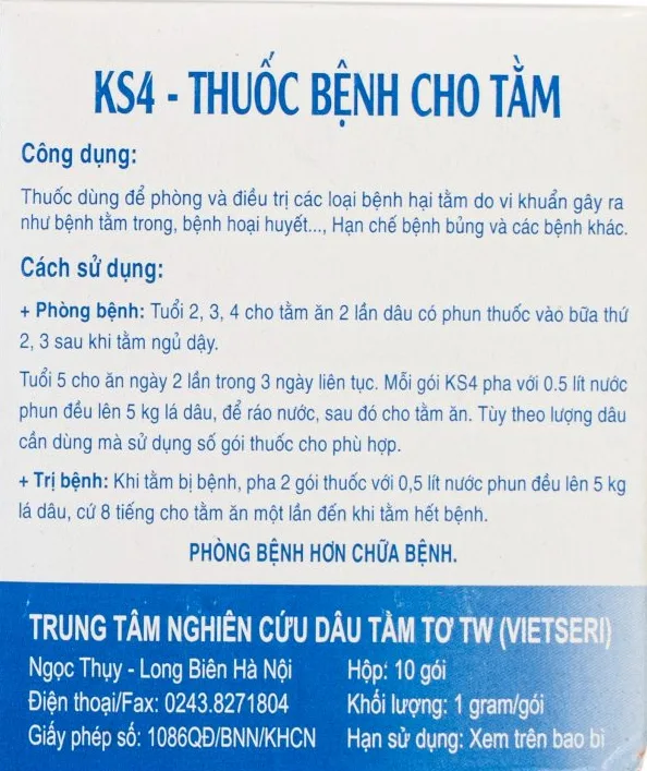 Thuốc bệnh tằm KS4 2